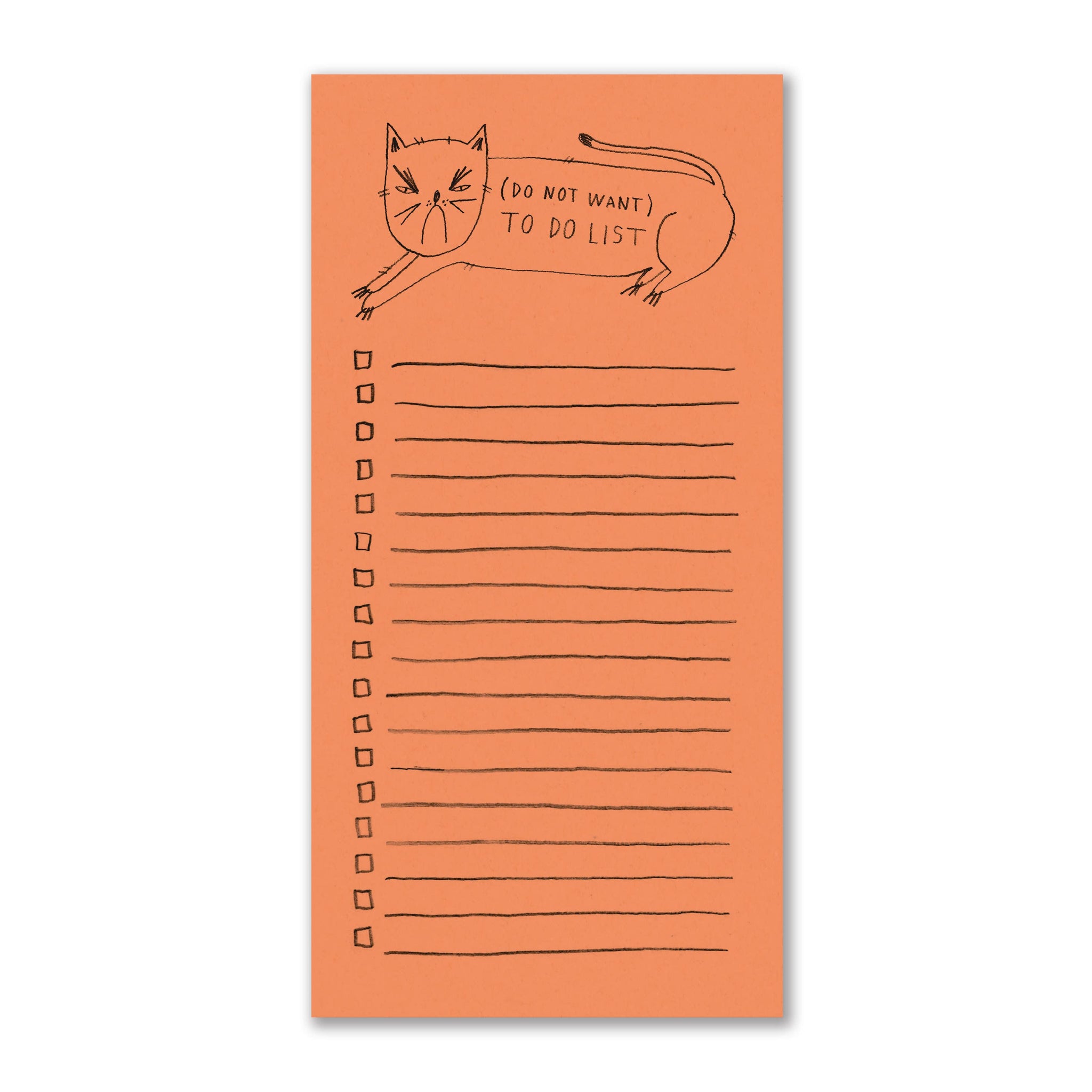 "(Do Not Want) To Do List" Notepad