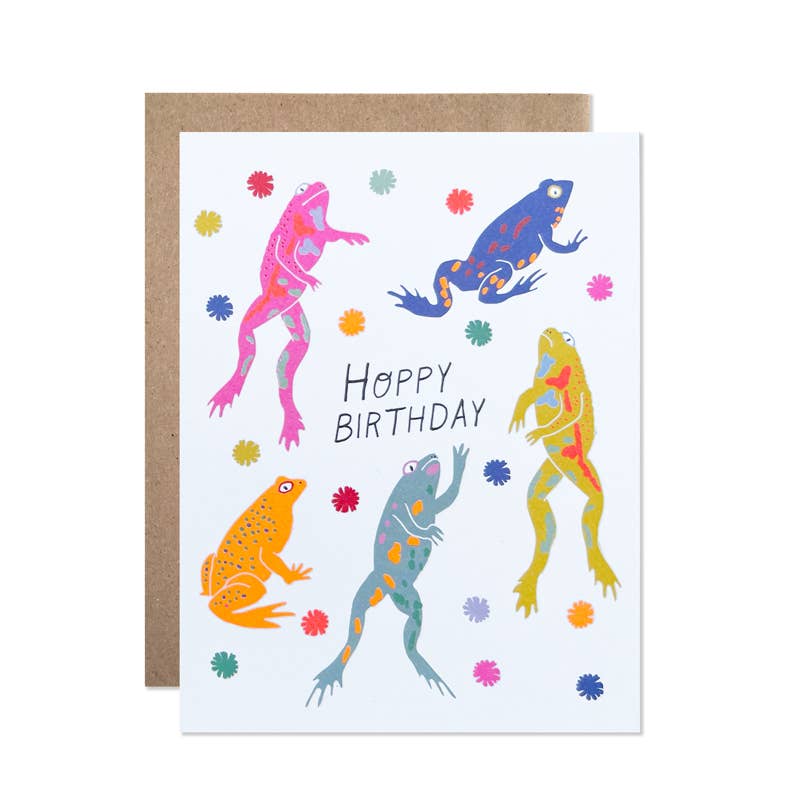 "Hoppy Birthday" Greeting Card
