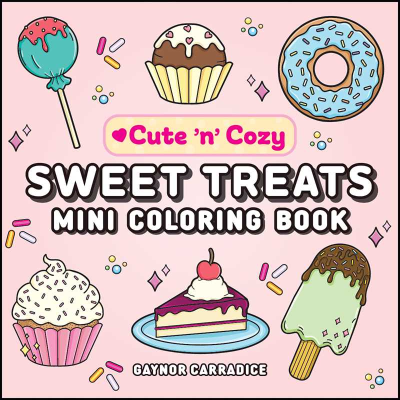 Sweet Treats: Mini Coloring Book