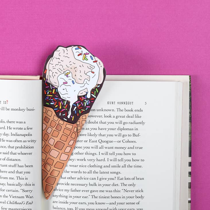 "Ice Cream Cone" Bookmark