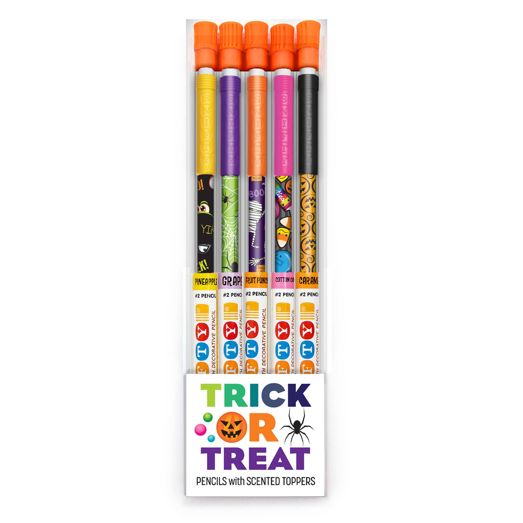 Trick or Treat: Halloween Scented Pencils (Set of 5)