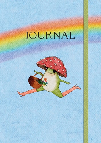 Little Frog Journal: A Beautiful 160-Page Lined Journal Featuring the Internet's Beloved Mushroom Frog, from the Artist Maybell Eequay - Eequay, Maybell Cover Image