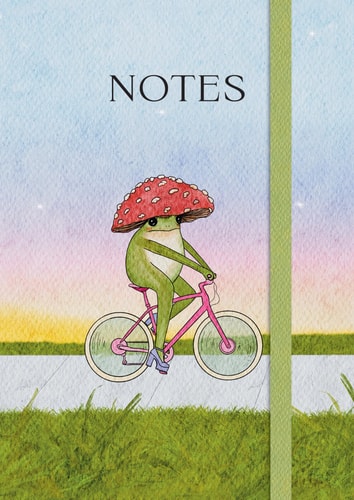 Little Frog Notebook: A Beautiful 160-Page Lined Notebook Featuring the Internet's Beloved Mushroom Frog, from the Artist Maybell Eequay - Eequay, Maybell Cover Image