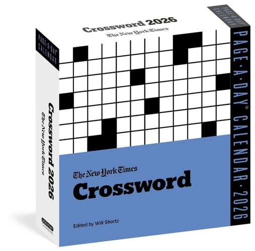 New York Times Crossword Page-A-Day(r) Calendar 2026 - Shortz, Will Cover Image