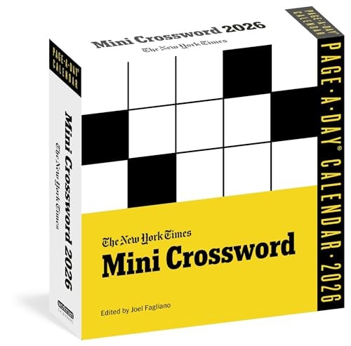 New York Times Mini Crossword Page-A-Day(r) Calendar 2026: For Crossword Beginners and Puzzle Pros - Workman Calendars Cover Image