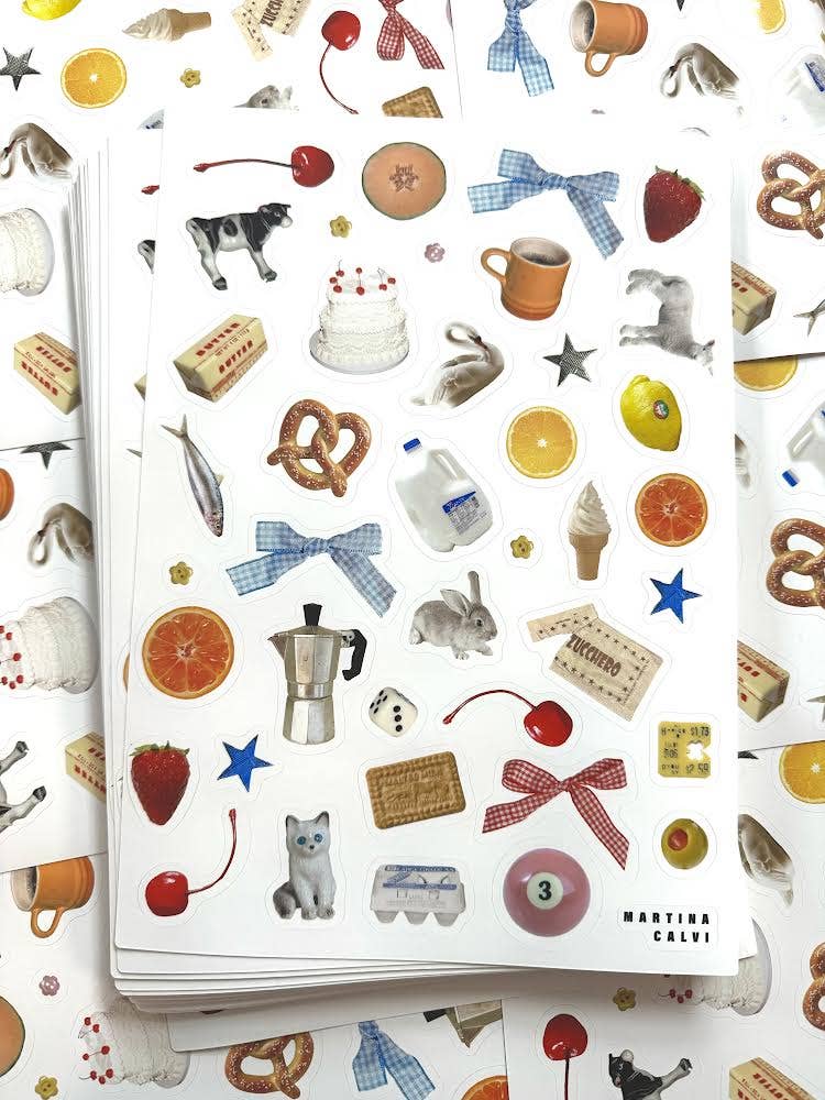 Martina Calvi: Large Scrapbooking Sticker Sheet