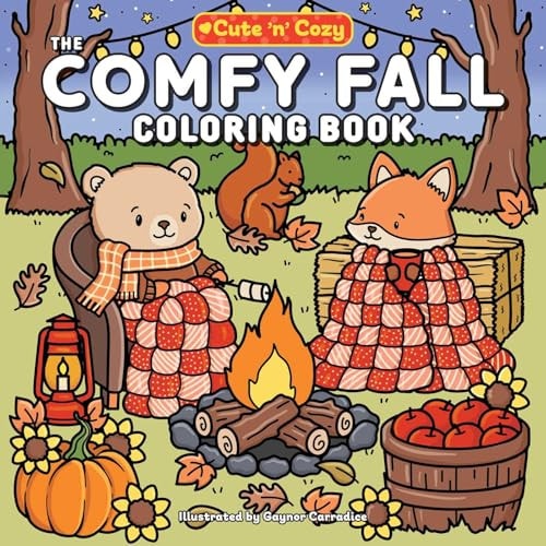 Comfy Fall Coloring Book - Carradice, Gaynor Cover Image