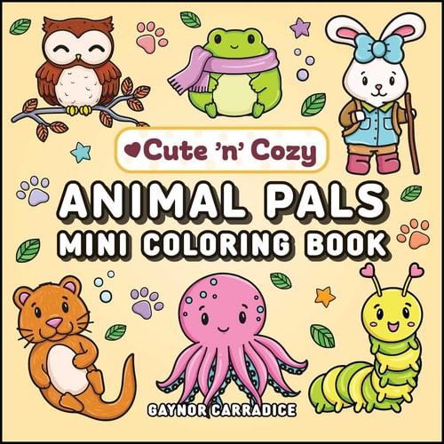 Animal Pals Mini Coloring Book - Carradice, Gaynor Cover Image