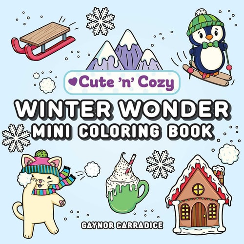 Winter Wonder Mini Coloring Book - Carradice, Gaynor Cover Image