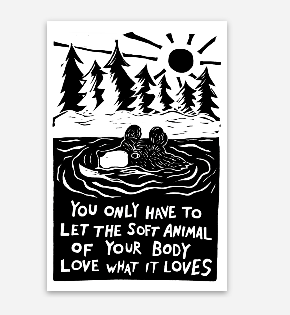 "Bear-y Oliver" Sticker
