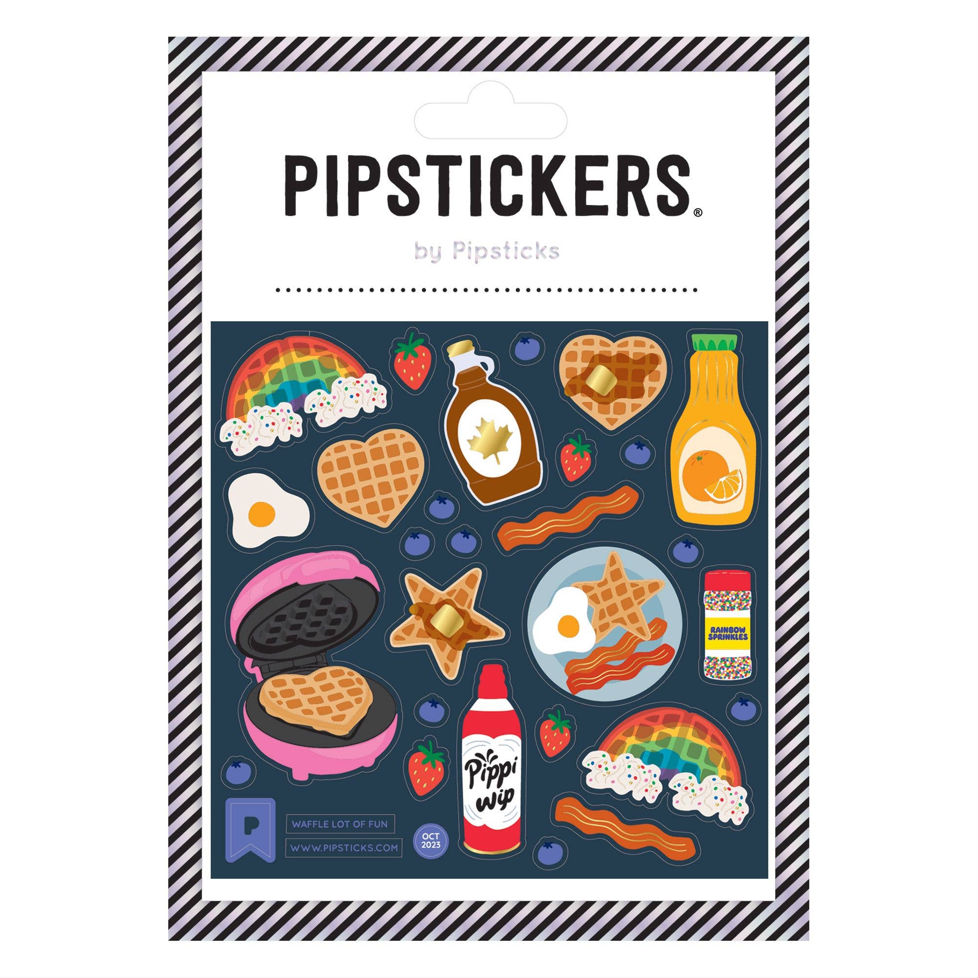 "Waffle Lot of Fun" Stickers