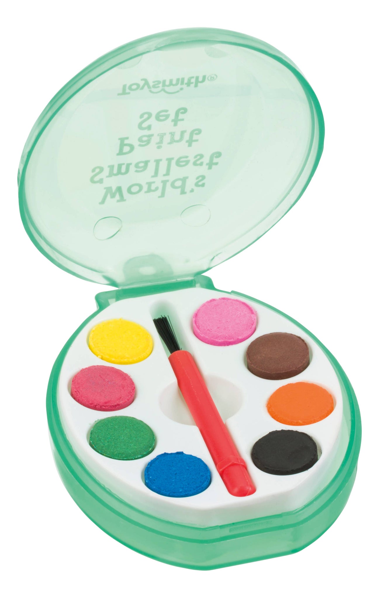 Mini Watercolor Paint Set: 8 Colors With Brush