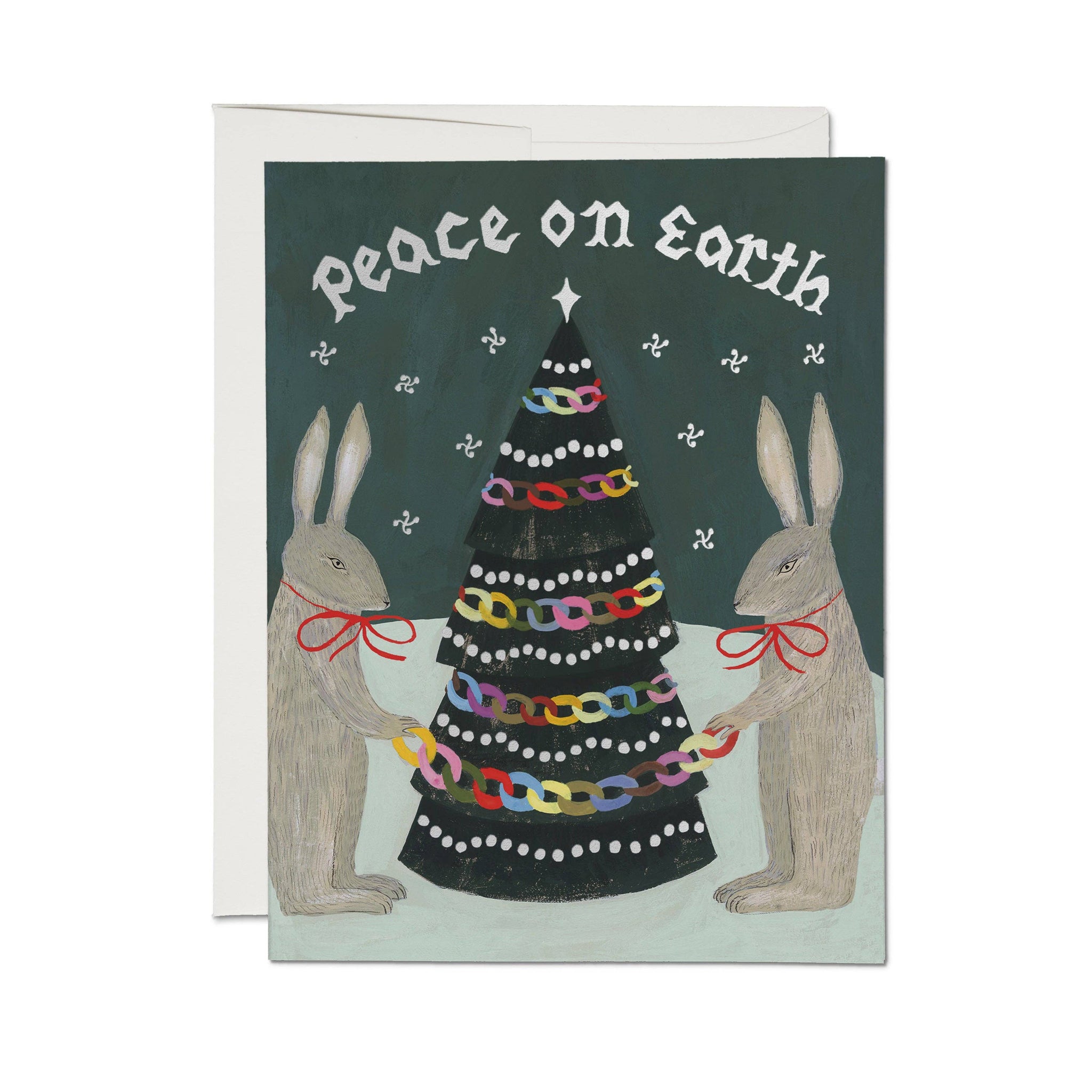 "Peace Rabbits" Greeting Card