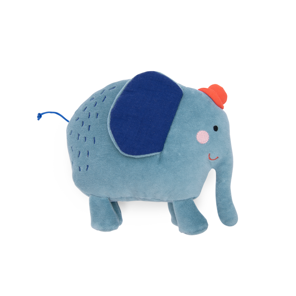 "Elephant" Plush Rattle - The Toupitis