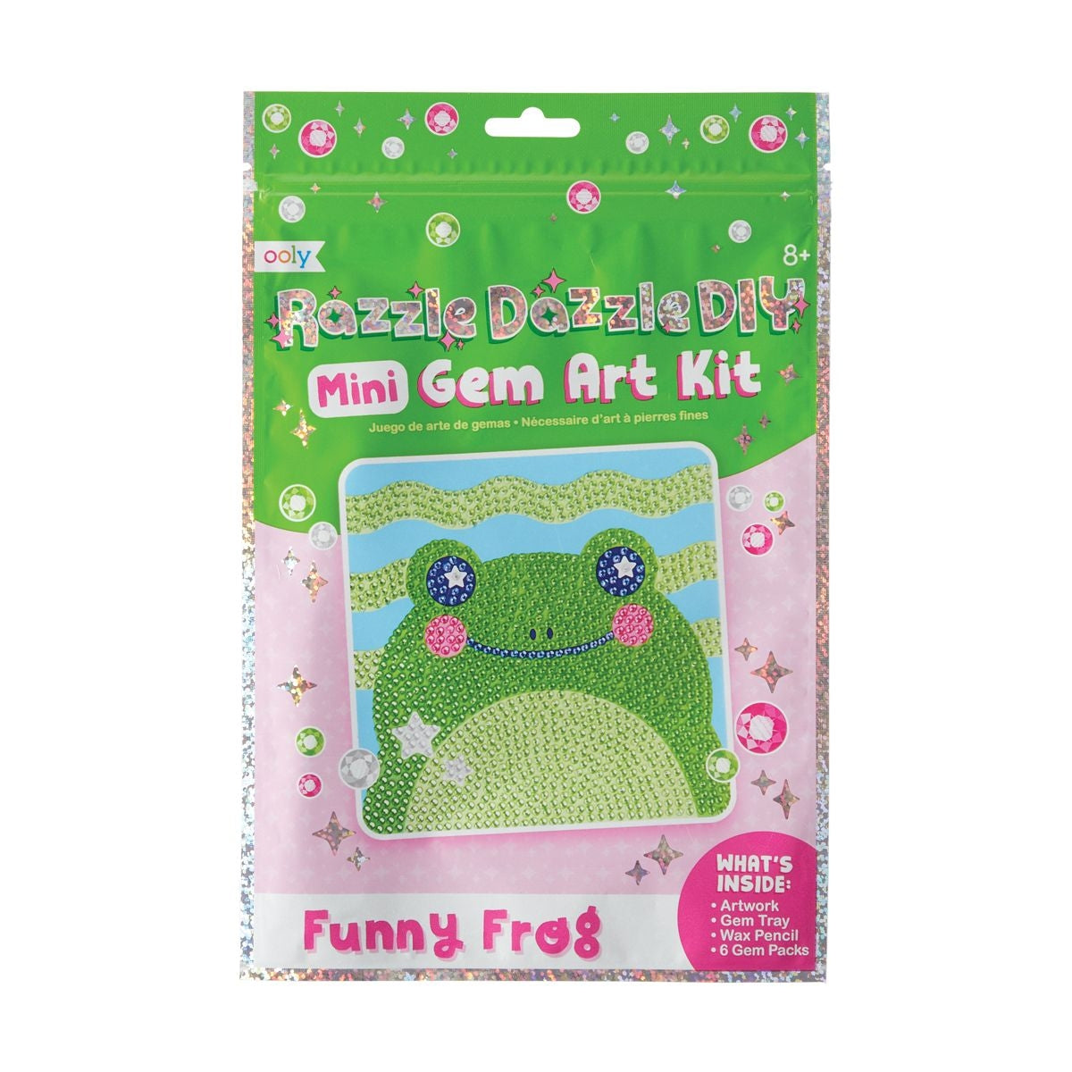 "Funny Frog" Razzle Dazzle DIY Mini Gem Art Kit