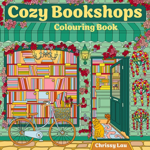 Cozy Bookshops: Colouring Book - Lau, Chrissy Cover Image