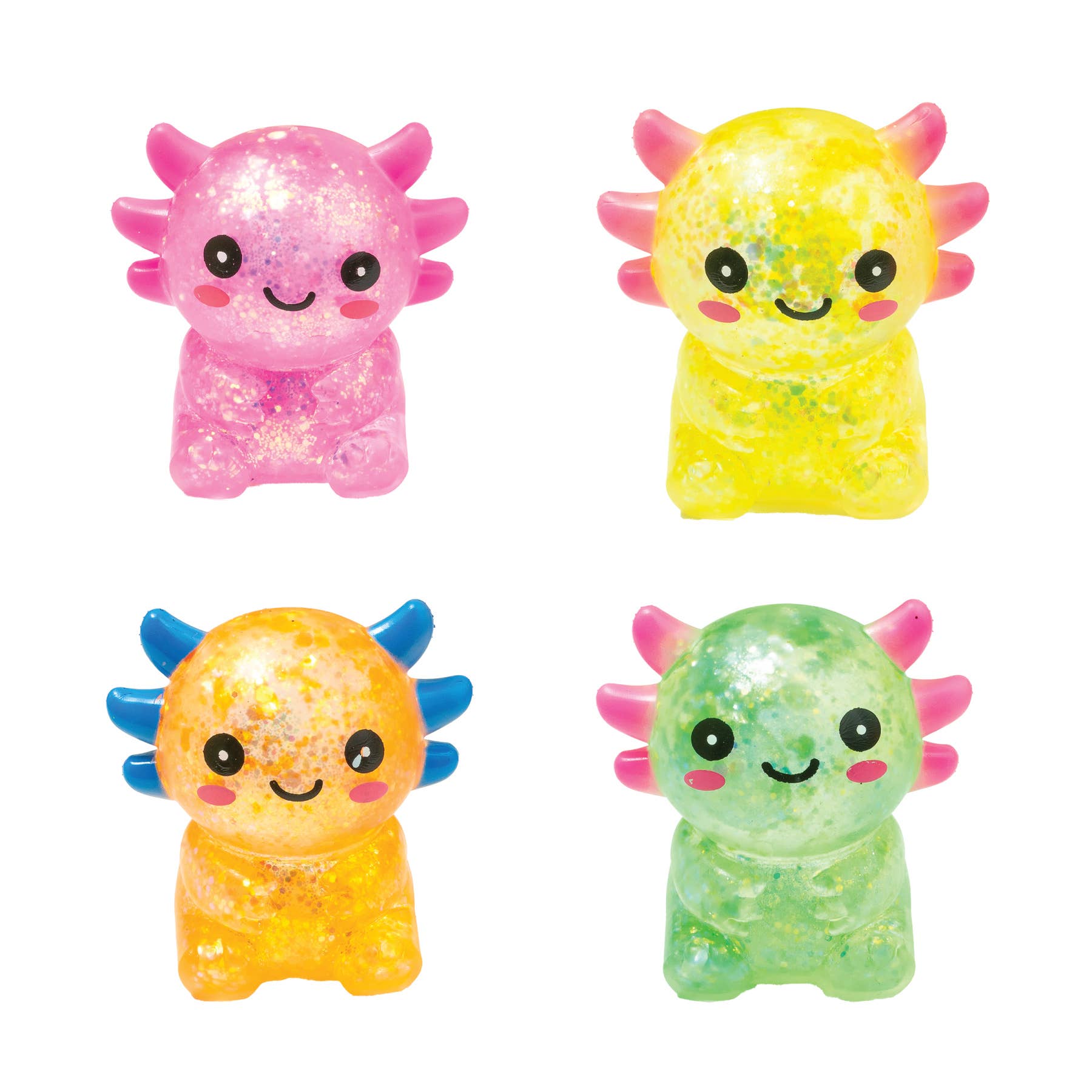 Glitter Squisholotl Fidget Toy