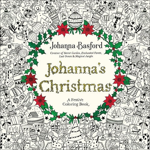Johanna's Christmas: A Festive Coloring Book for Adults - Basford, Johanna Cover Image