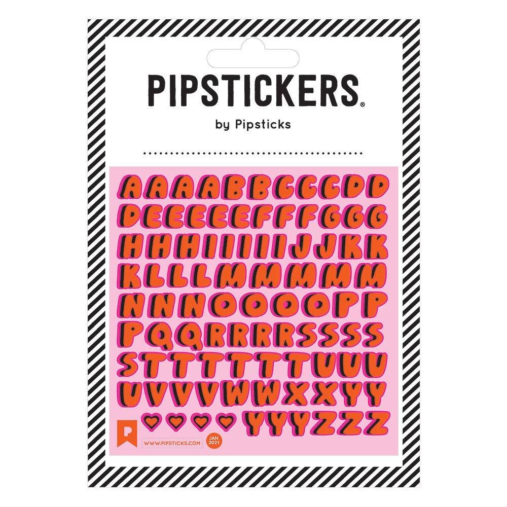 "Red Lettered" Stickers