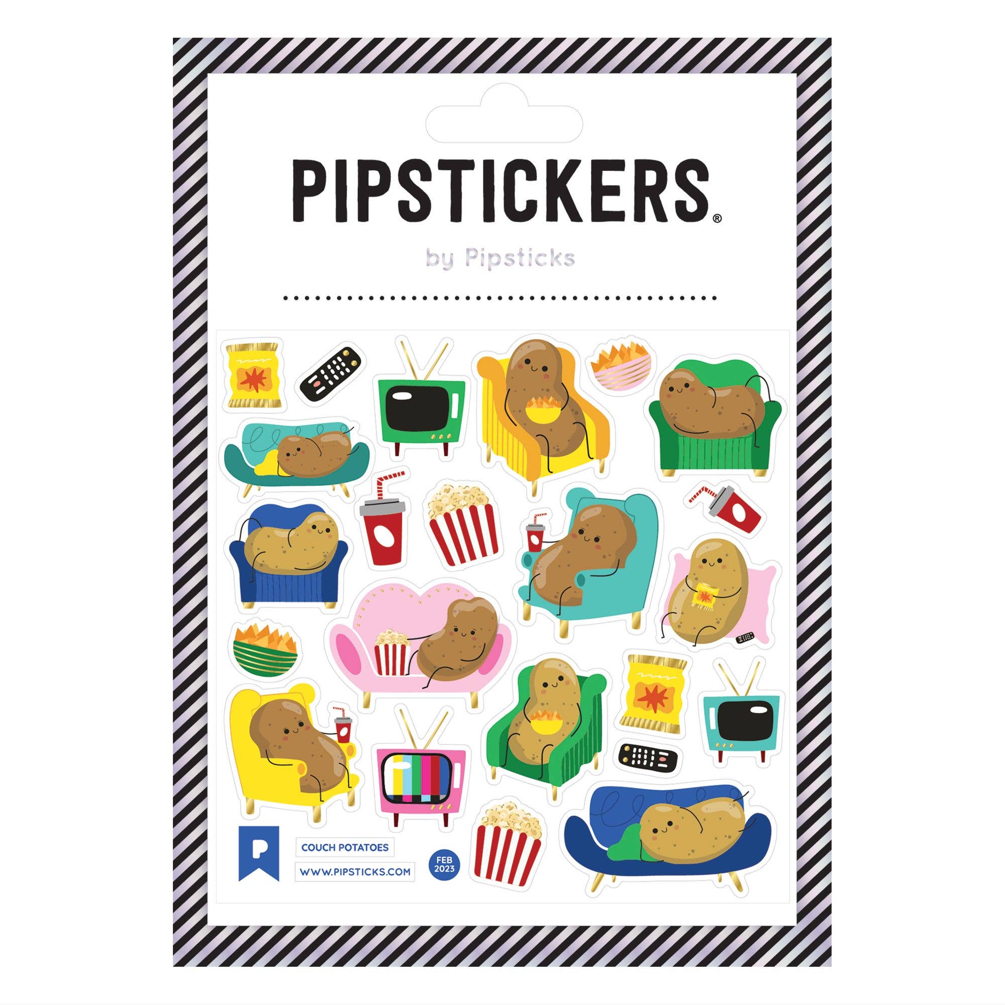 "Couch Potatoes" Stickers