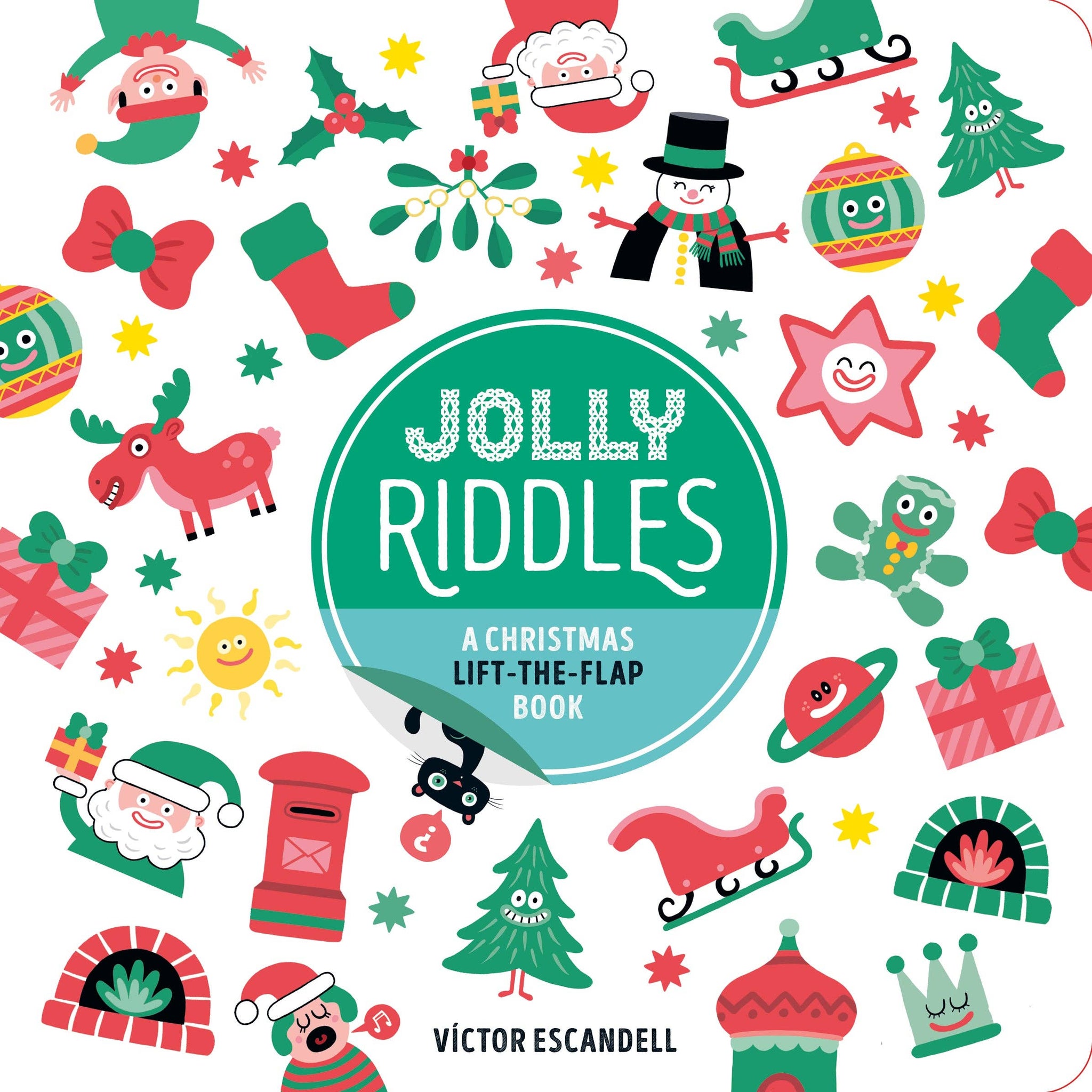 Jolly Riddles: A Christmas Lift-The-Flap Book - Escandell, Victor