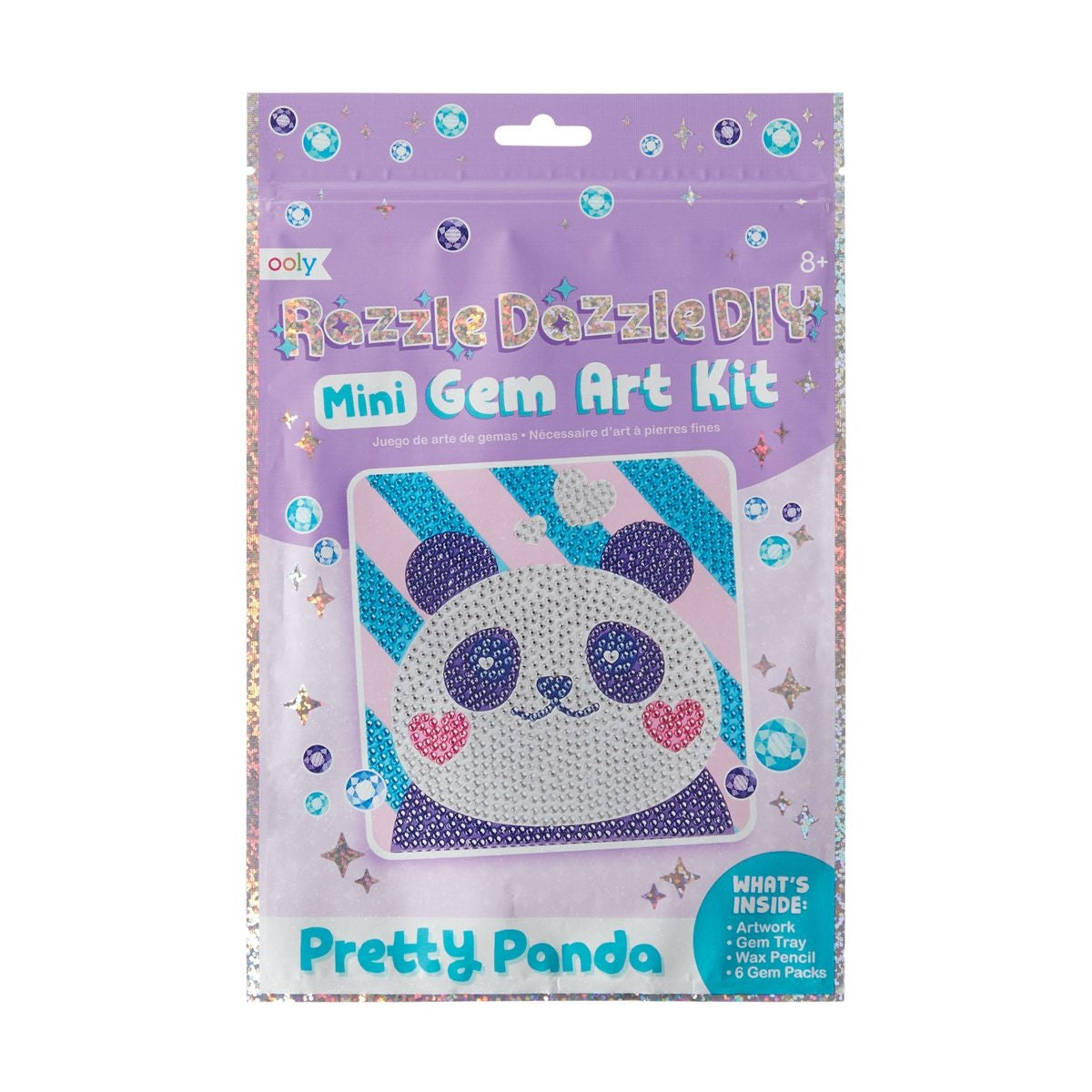 "Pretty Panda" Razzle Dazzle DIY Mini Gem Art Kit