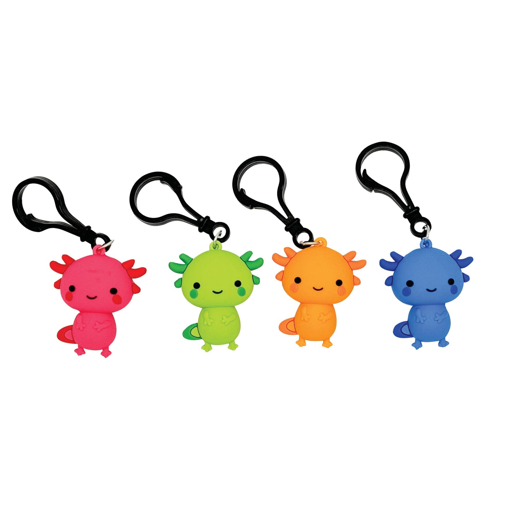 Axolotl Backpack Buddy Keychain
