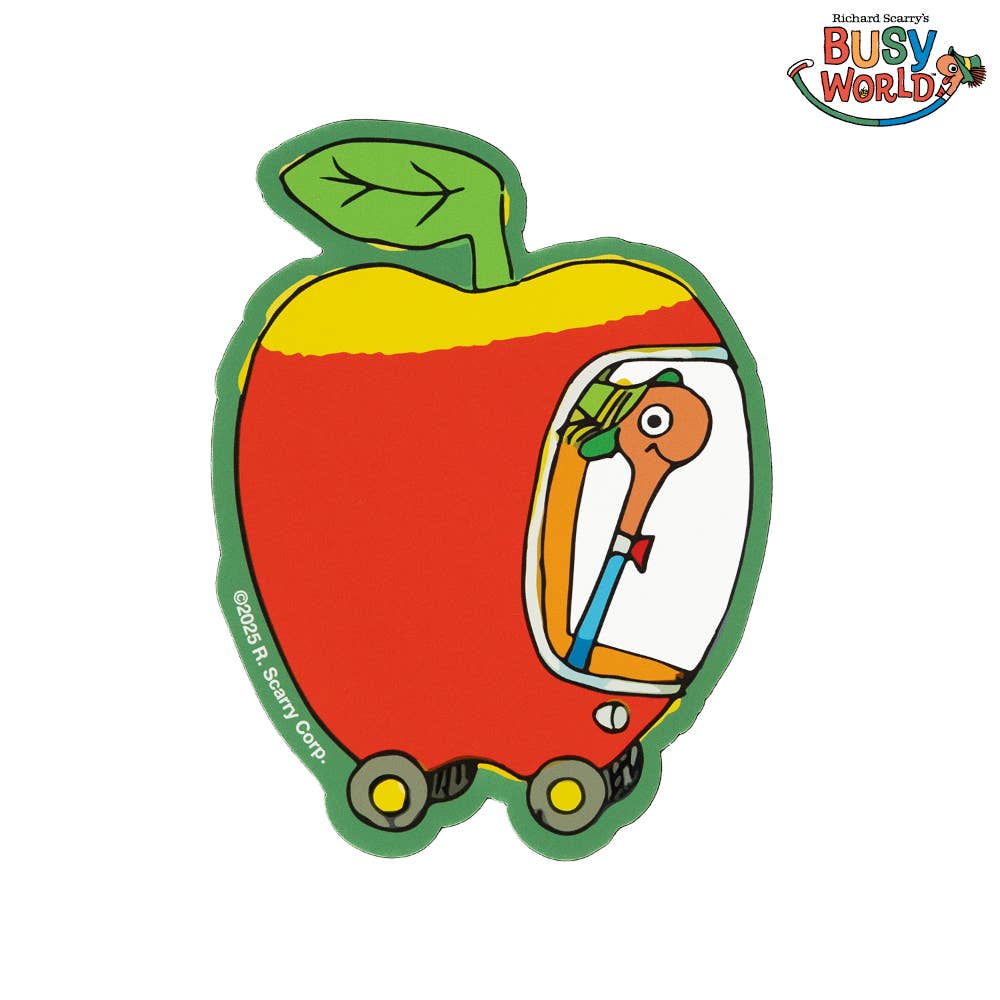 "Apple Car" Sticker (3P4 x Richard Scarry®)
