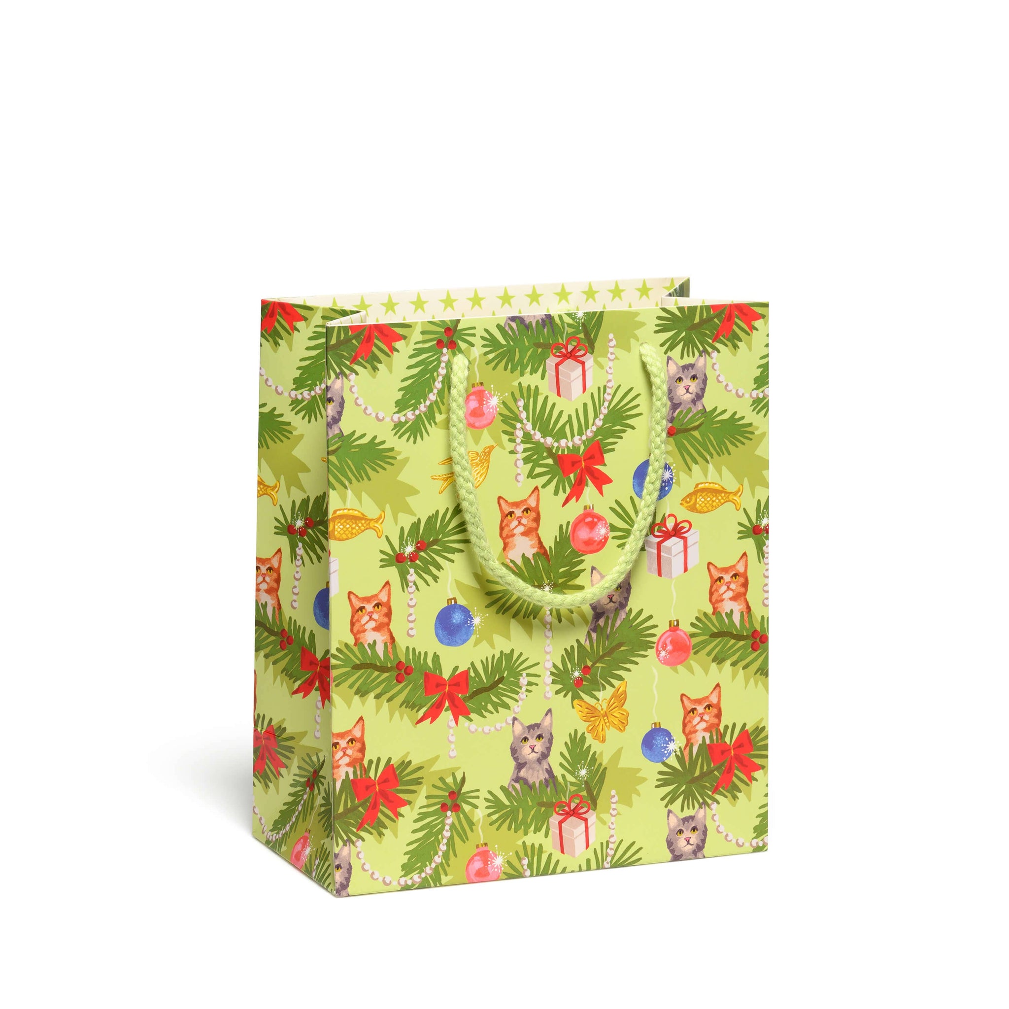 "Meowy Christmas" Medium Gift Bag