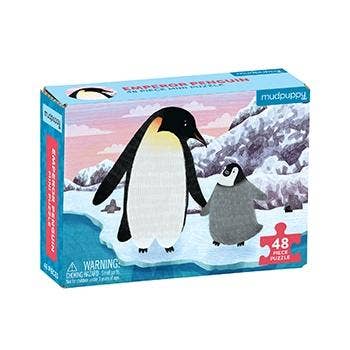 "Emperor Penguin" Mini Puzzle (48 Piece)