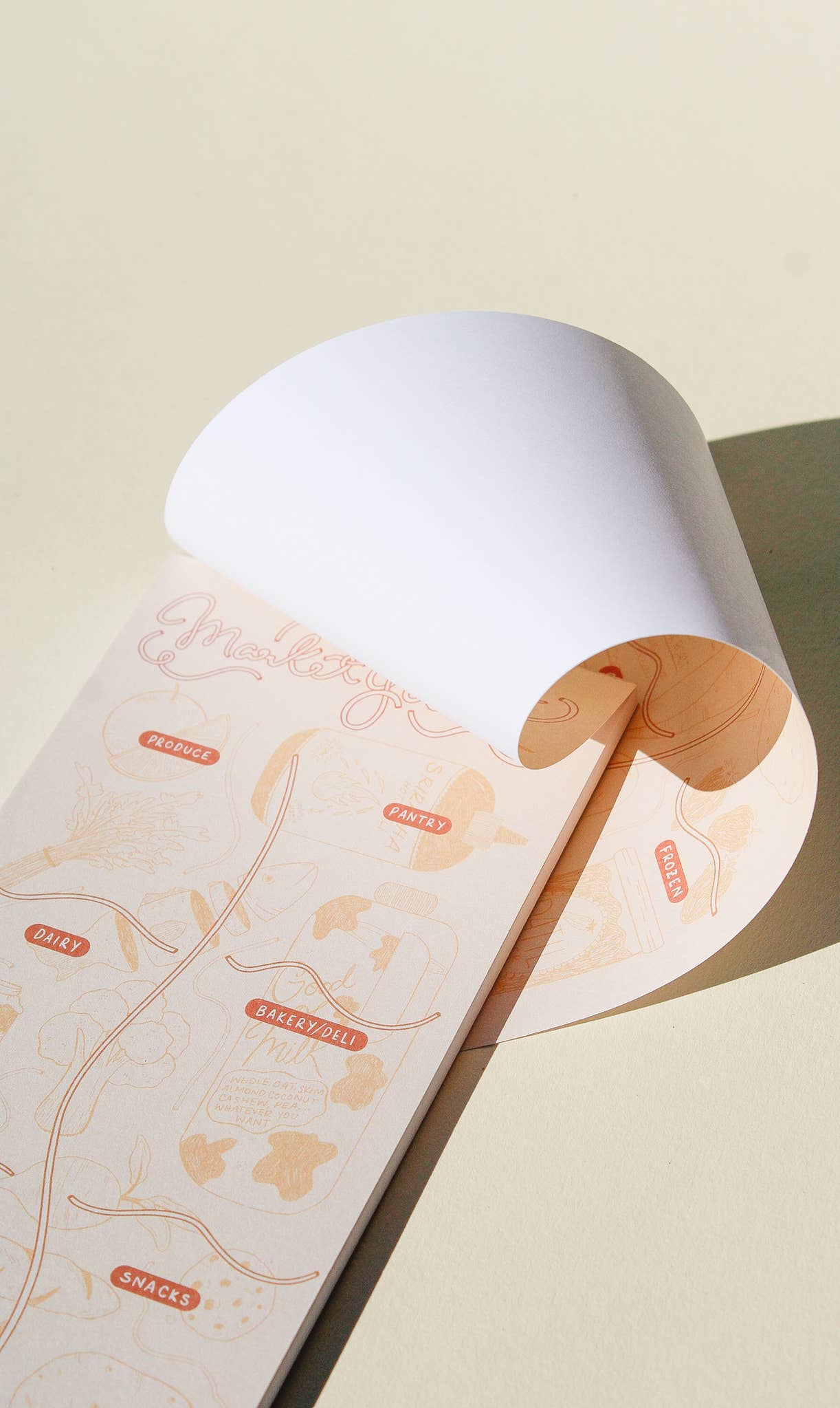 "Market Goodies" List Notepad