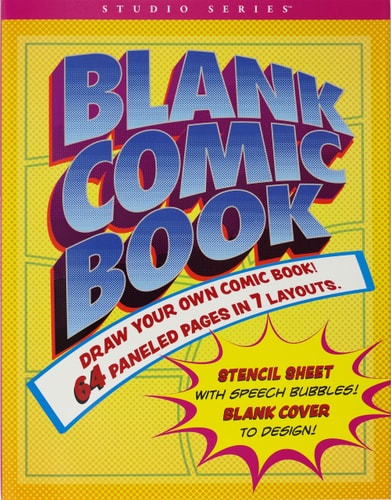 Blank Comic Book (Stencil Included) - Peter Pauper Press, Inc Cover Image