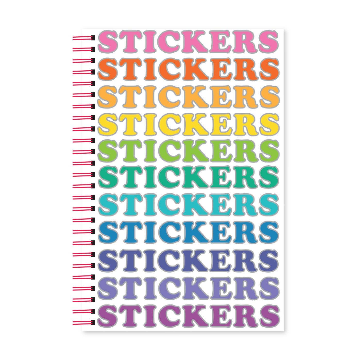 Colorful Stickers: Reusable Sticker Book
