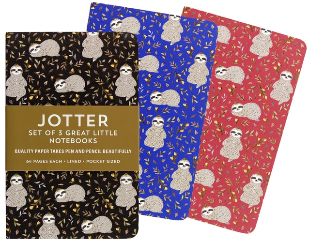 Sloths Jotter Notebooks - Peter Pauper Press Inc Cover Image