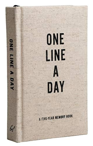 Canvas One Line a Day: A Five-Year Memory Book - Chronicle Books Cover Image