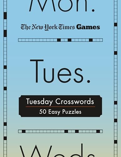 New York Times Games Tuesday Crosswords: 50 Easy Puzzles - New York Times Cover Image