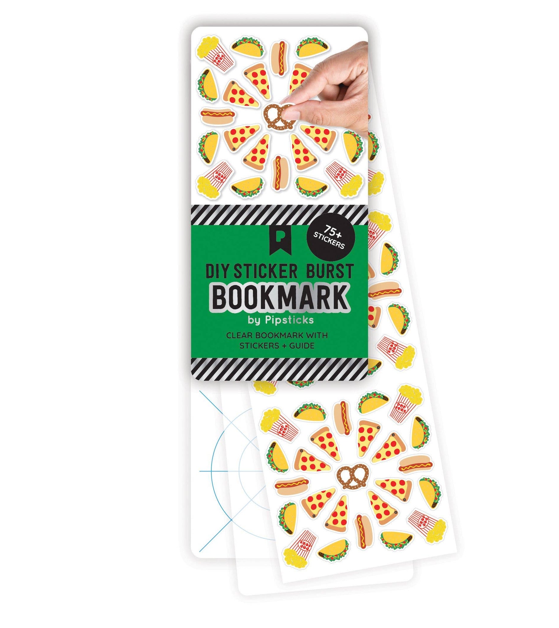 "Sporting Snacks" DIY Sticker Burst Bookmark