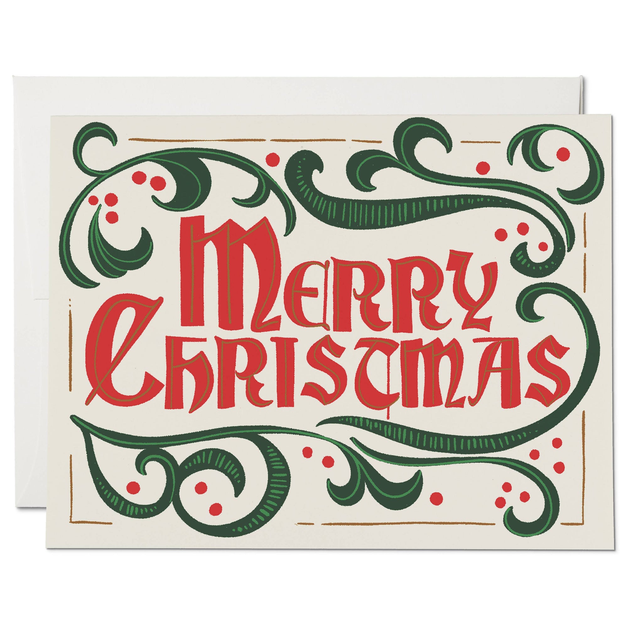 "Old-Fashioned Christmas" Holiday Greeting Card