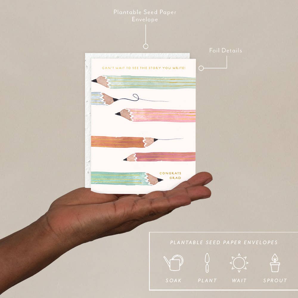 "Pencils" Graduation Greeting Card