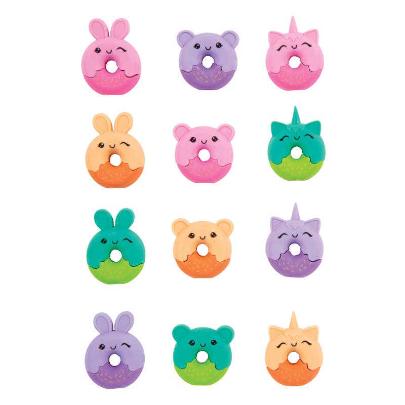 Donut Animal Eraser Pencil Topper