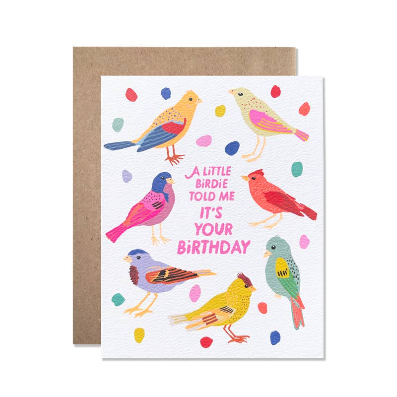"Birthday Birdies" Greeting Card