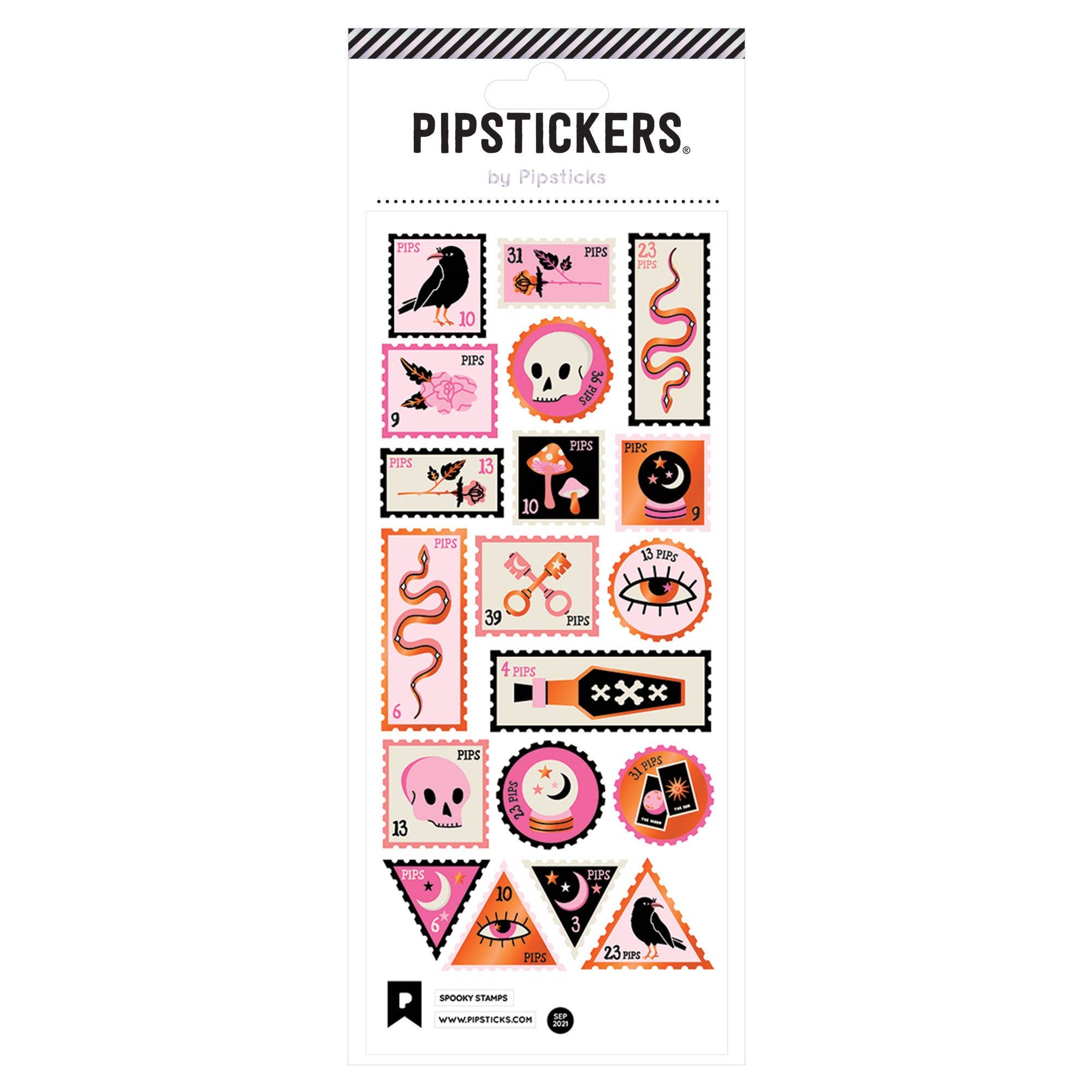 "Spooky Stamps" Stickers