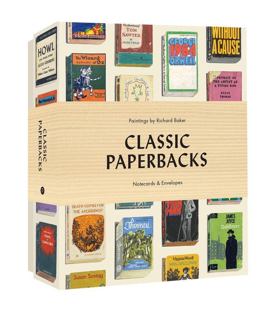 "Classic Paperbacks" Notecards & Envelopes Boxed Set