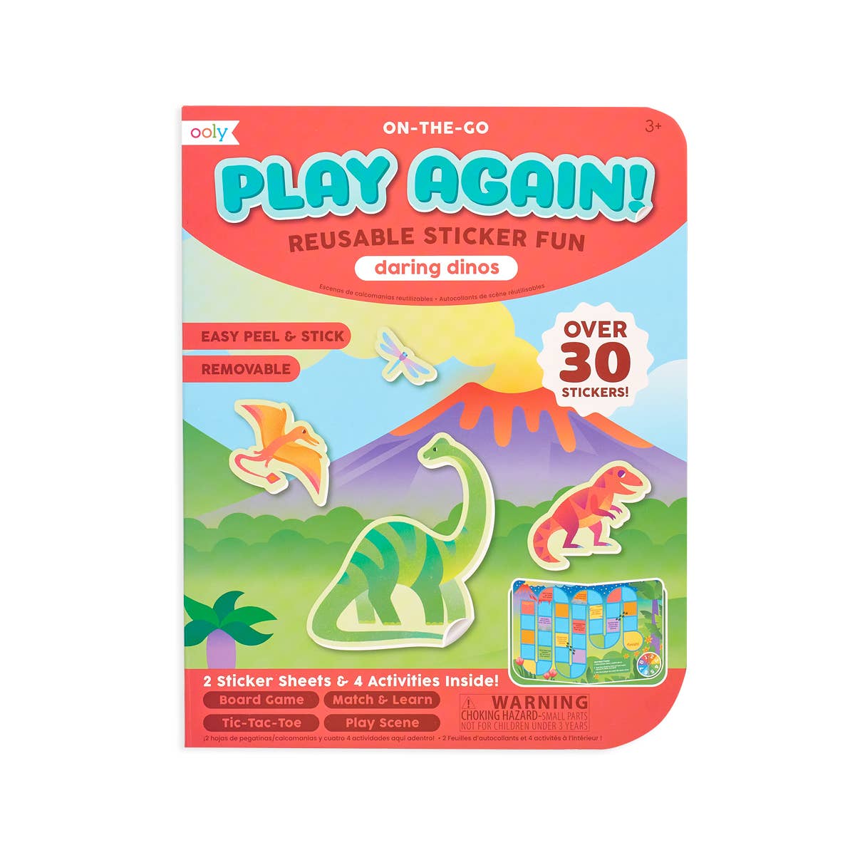 Play Again! Mini On-The-Go Activity Kit: Daring Dinos