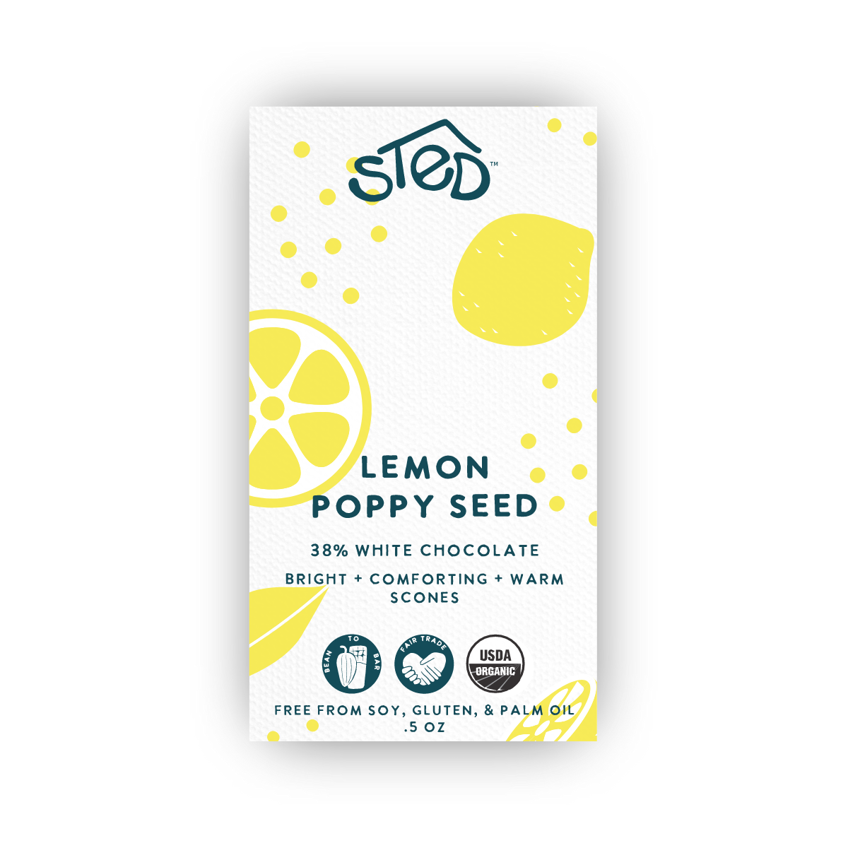 Mini Lemon Poppy Seed (38% White Chocolate)