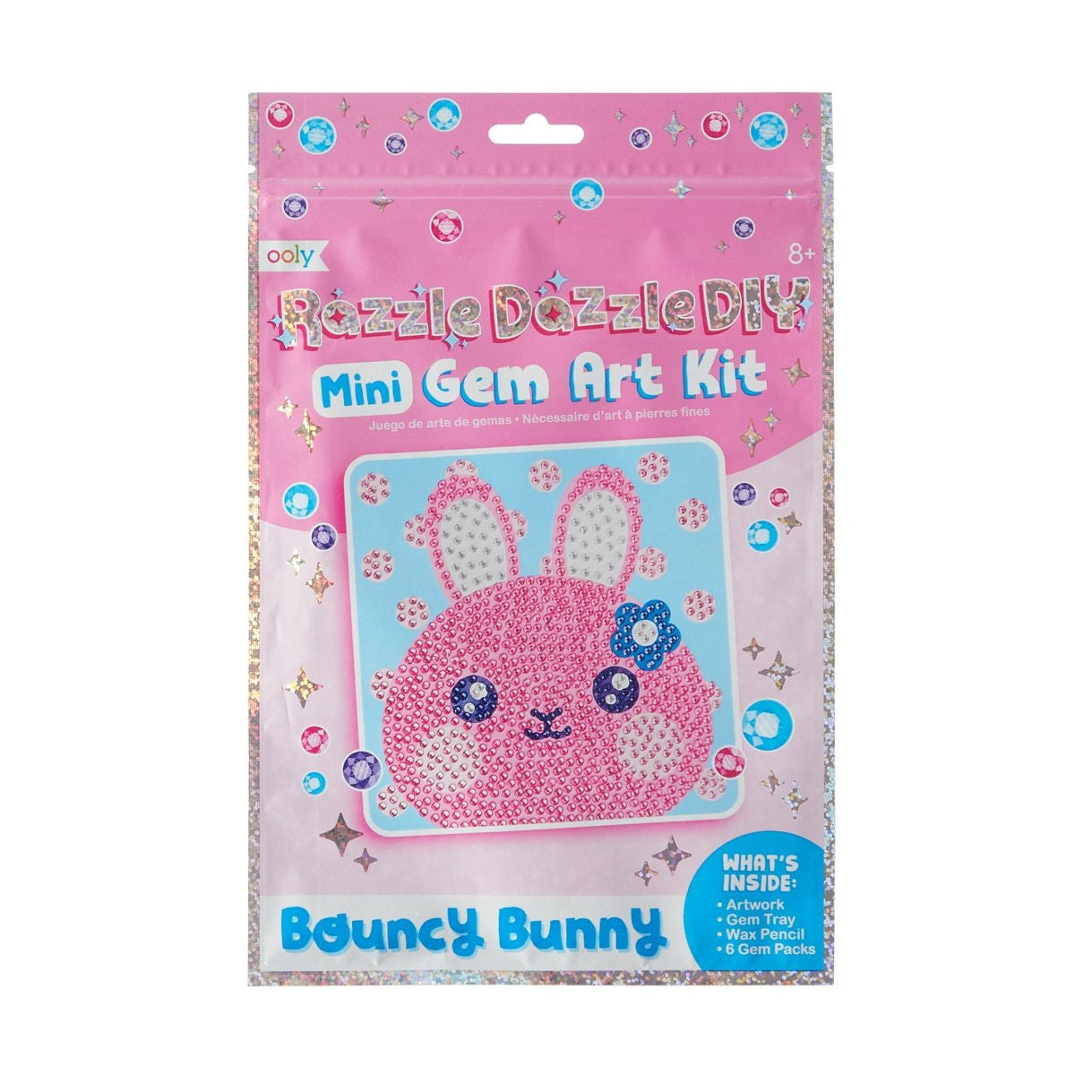 "Bouncy Bunny" Razzle Dazzle DIY Mini Gem Art Kit