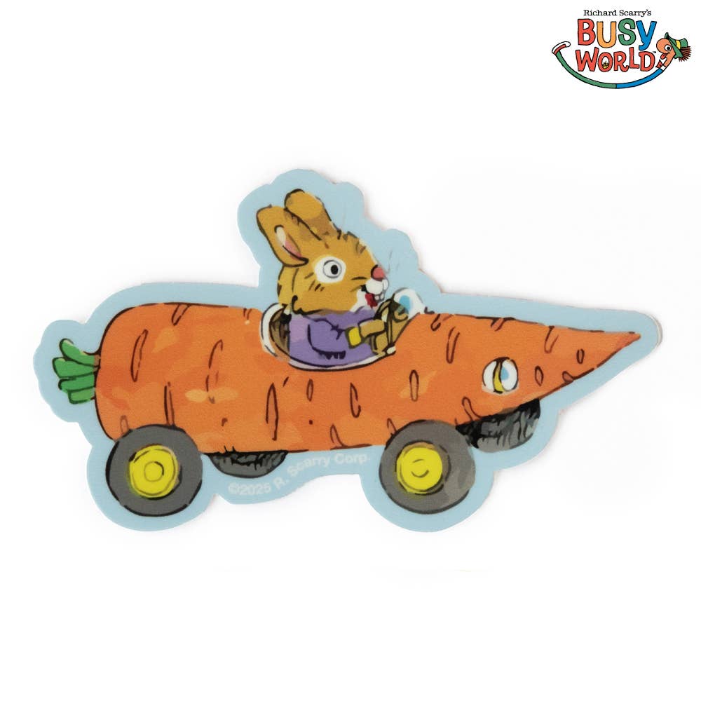 "Carrot Car" Sticker (3P4 x Richard Scarry®)
