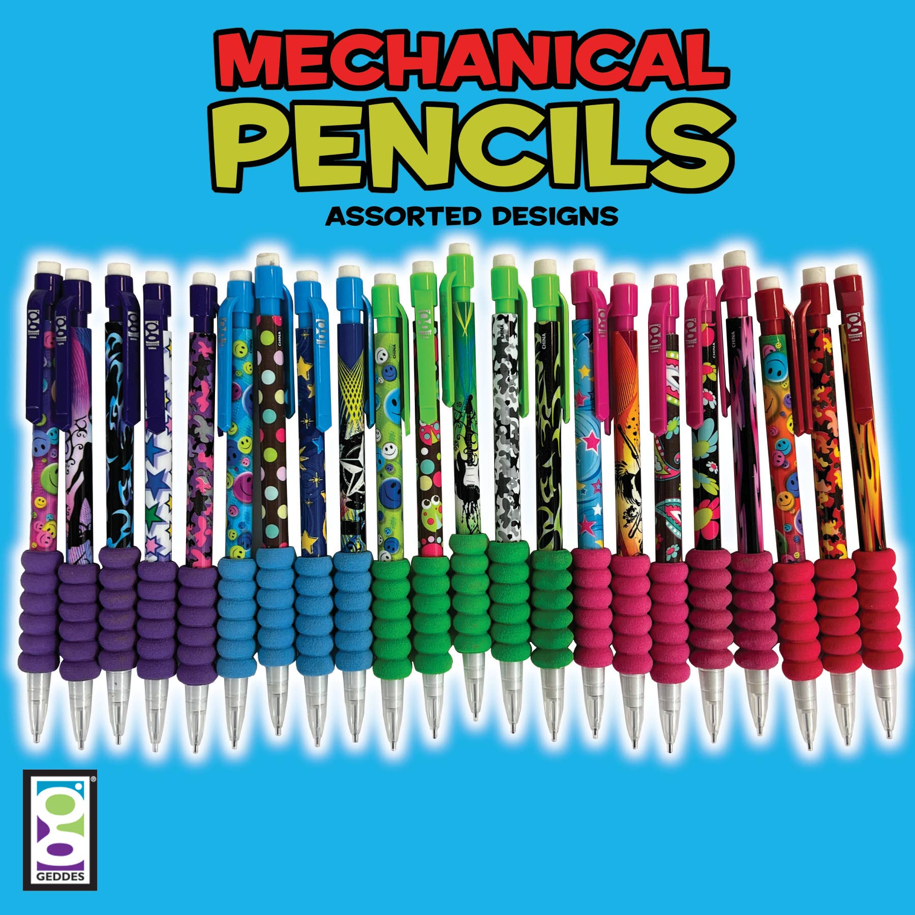 Assorted Mechanical Pencil w/ Comfort Grip (0.7mm)