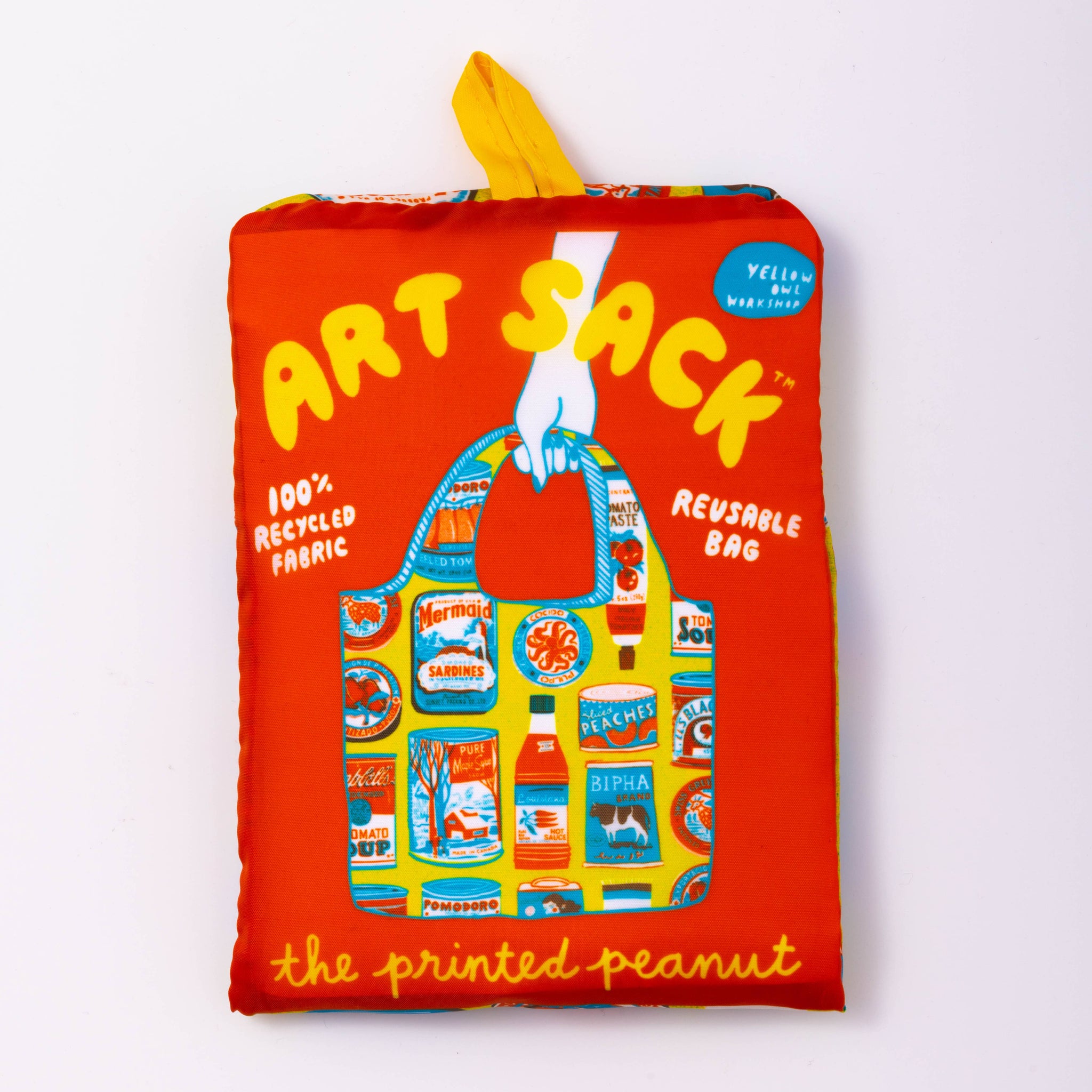 "Tins" Art Sack by Printed Peanut (Eco-Friendly Reusable Tote)