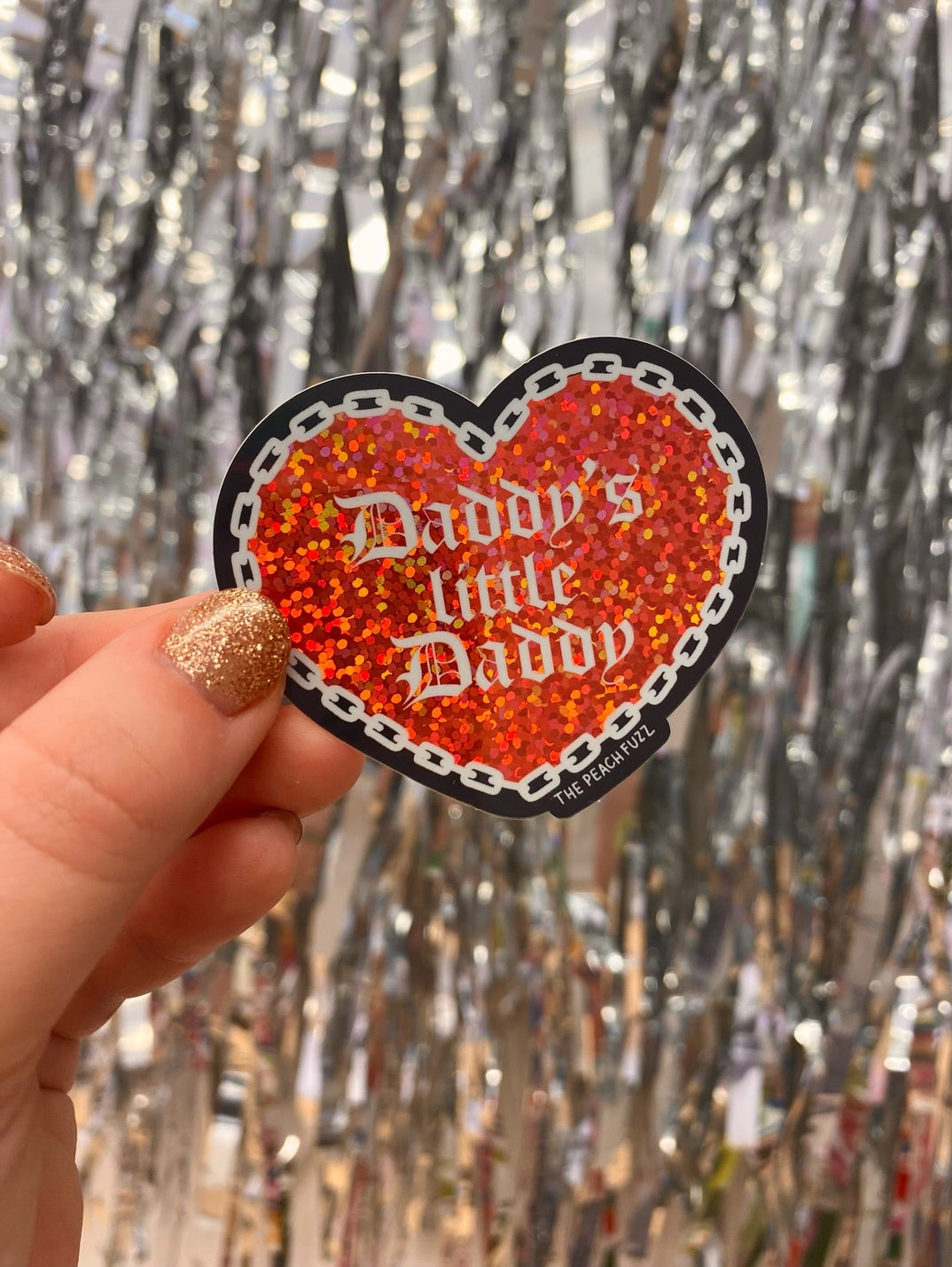 "Daddy's Little Daddy" Glitter Sticker